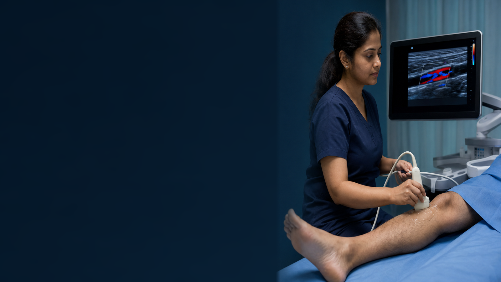 Condition-specific clinical assessment for Vascular Ultrasound