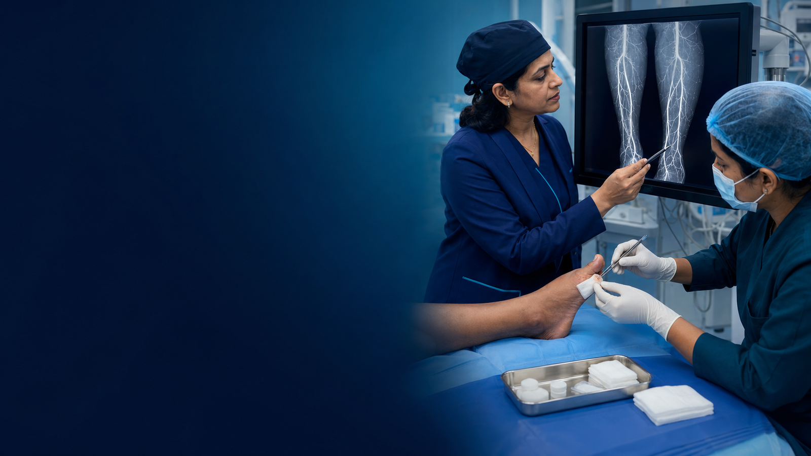 Treatment-specific clinical setting for Diabetic Foot and Limb Salvage